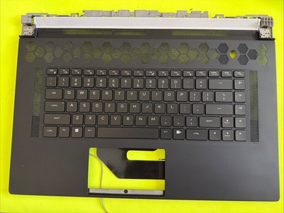 Dell Alienware x17 R1 R2 US English Keyboard Palmrest 0346YC 346YC R19,8