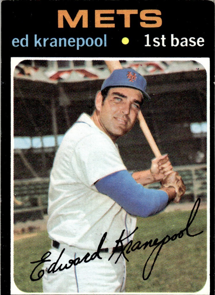 1971 Topps Ed Kranepool New York Mets #573 *
