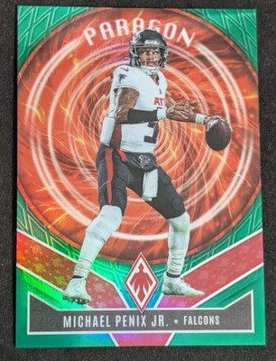 Michael Penix Jr. Green #17 2025 Panini Phoenix Paragon Falcons /99