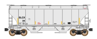 InterMountain N Scale 669019 St Lawrence Cement SLCX Trinity 3281 2-Bay Hopper
