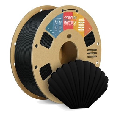 Hochwertiges Mattes PLA Filament 1.75 mm für 3D Drucker in Schwarz