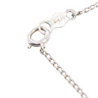 ESTATE SOLID 10K WHITE GOLD NATURAL DIAMOND HEART PENDANT 14K 15" NECKLACE #7986 — photo 5