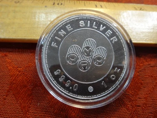 PAMP Suisse One 1 Oz .999 Silver Bullion Round - No Reserve