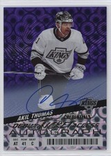 2024-25 Credentials Debut Ticket Access Purple 10/10 Akil Thomas #144 Auto 1m83