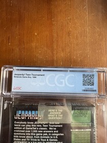 Jeopardy! Teen Tournament (Nintendo Game Boy 1996)[CGC 7.5] Graded Copy