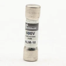 FOR BUSSMANN KLM-10 (10 AMP) 600Vac Fast-Acting Fuse