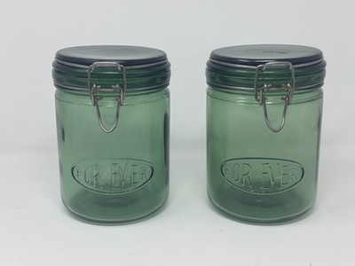 Vintage Französisches Einmachglas - ''For Ever'' - Großes Ein Liter Glas. Selten.