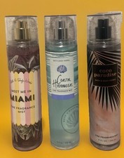  3 Bath  Body Works VARIOUS Fragrance Body Mist Spray 8 Oz Each-New   