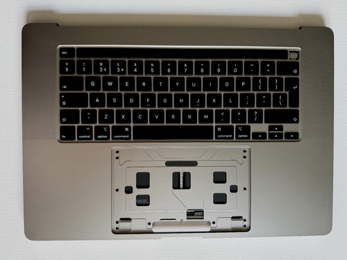 Original Apple MacBook Pro 16" A2141 Topcase 2019 Grau - Grade A - 98% Akku