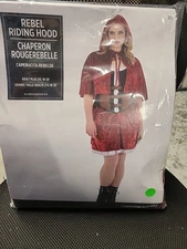 Costume, Female Rebel Riding Hood Adult 2XL 18-20 #4415