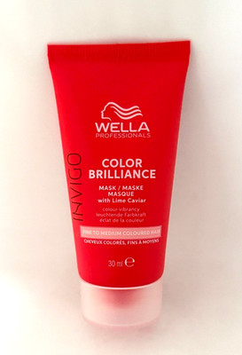 Wella Invigo Color Brilliance Mask, Maske für leuchtende Farbkraft, 30ml