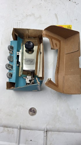 Vintage GREIST Buttonholer Sewing Machine Attachment - In Original Box Style