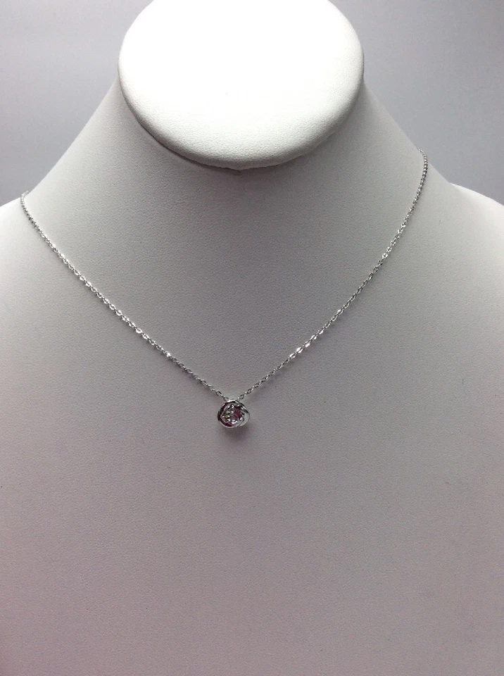 Colar de cristal transparente tom prata Eliot Danori US$ 35 #67 - Imagem 4 de 4