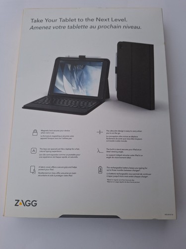 🍒 Zagg Messenger Folio Tablet Keyboard Case For 9.7 in iPad New - Picture 3 of 4