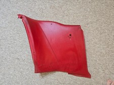 1965-1966 Mustang Coupe Interior Quarter Panel Trim Lh Pony Red Upholstered Org