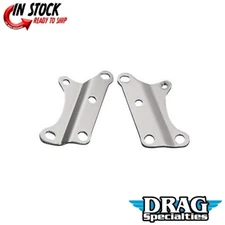 Drag Specialties Chrome Front Engine Mount Plates for Sportster Late 84 - 03