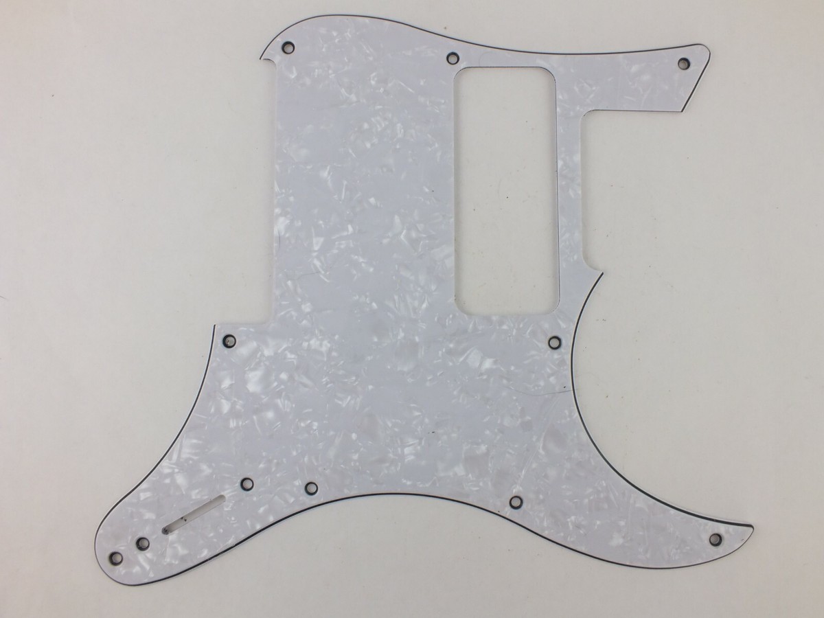 Foglio Pickguard Bianco Perla 3 Strati Per Chitarra - 290x430mm