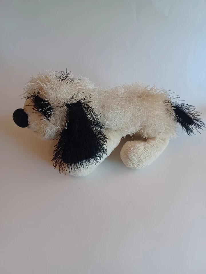 Ganz Webkinz VTG Lil Kinz Black & White Cheeky Dog Stuffed Animal Plush HM 192 - Image 4 of 4
