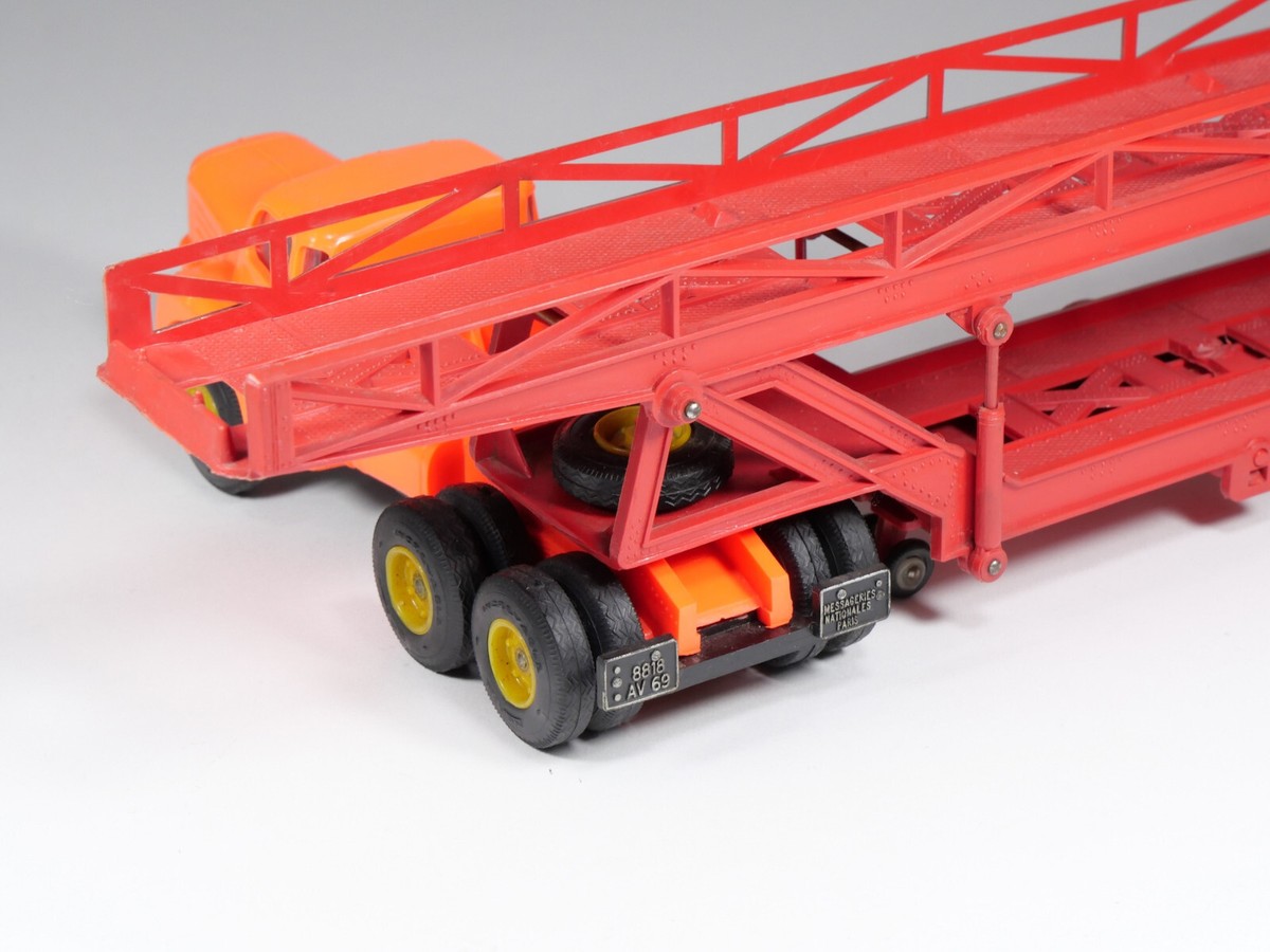 Tracteur Berliet TBO 15 - Transporteur - Orange Fluo - En boite