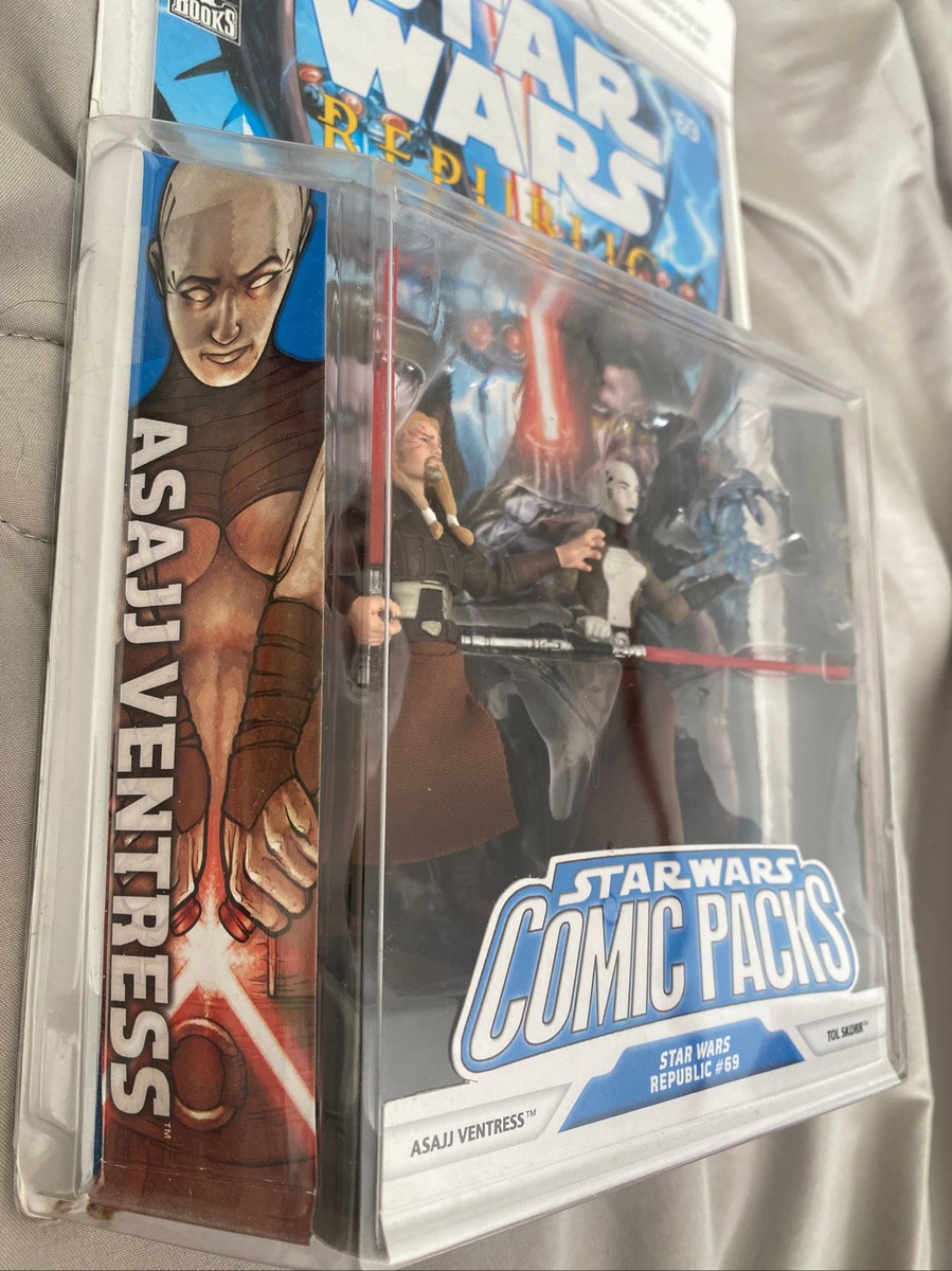Star Wars Comic Packs REPUBLIC #1, Asajj Ventress , Tol Skorr