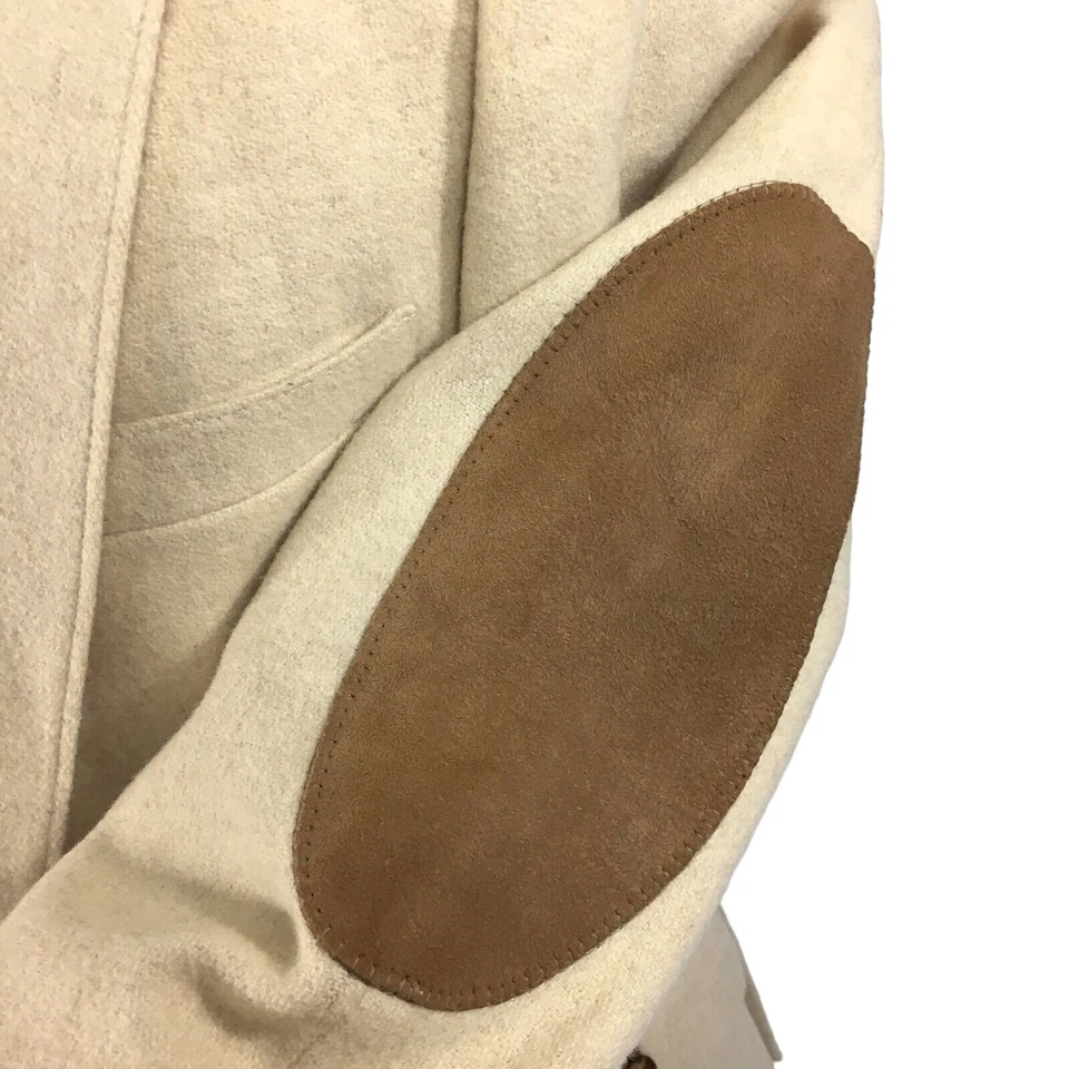 Vtg Fioravanti NORFOLK Sport Coat Leather ELBOW PATCH Jacket SHOOTING Blazer 38 - Image 4 of 4