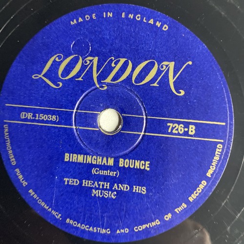 10" 78 RPM-Ted Heath-Birmingham Bounce/Didn't We?/London 726 - Picture 3 of 4