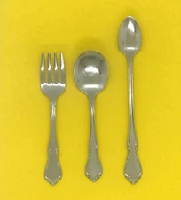 Oneida TODDLETIME Glossy Stainless Flatware Floral Infant / Baby / Youth -CHOICE