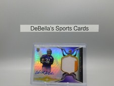 2014 Topps Platinum refractor Jerick McKinnon 2 Color Patch Auto RC