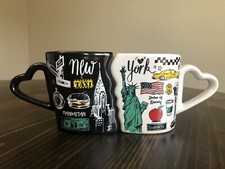 Set of (2)  6 Ounce  New York City Pair Coffe...