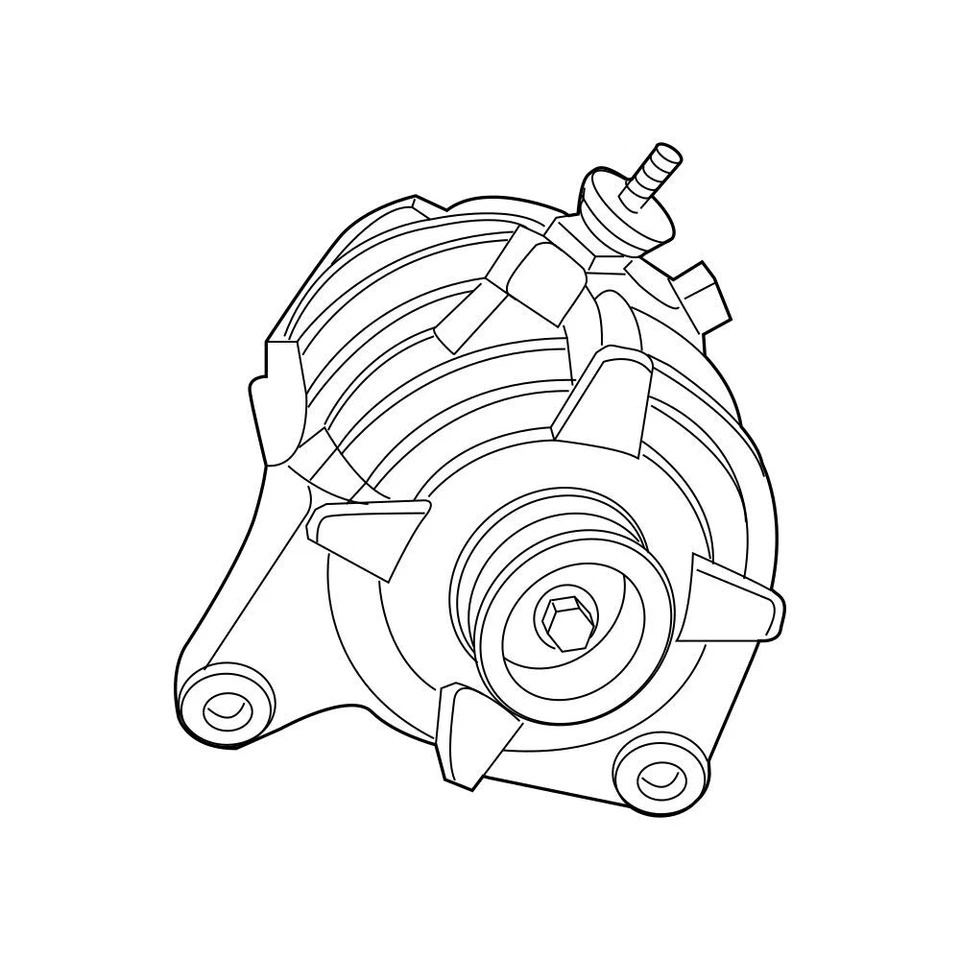 Genuine OEM Mopar Alternator For Chrysler 200 Town & Country - Изображение 2 из 2