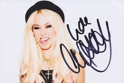 Amelia Lily handsigniertes 6x4 Foto Autogramm, The X Factor, Big Brother (F)