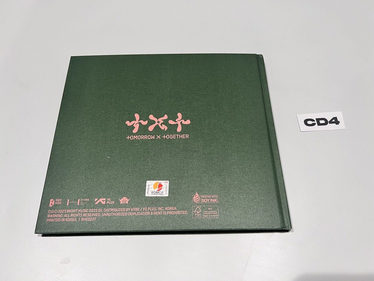 TXT　プロモアルバム　非売品　サイン入り　TEMPTATION④ TXT [THE NAME CHAPTER : TEMPTATION] All Member Autographed
