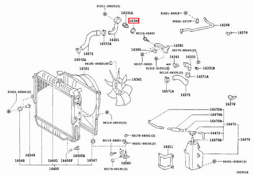 Genuine LandCruiser 80 79 78 100 Series 1HD 1HZ 1VD 1FZ Thermostat Gasket Seal - Picture 20 of 20