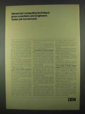 1967 IBM SYSTEM/360 Ad - Advanced Computing Technique
