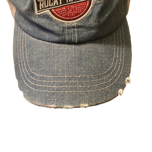 Baseballmütze Rocky Railway gestresst blau und weiß weich und bequem - Bild 5 von 5