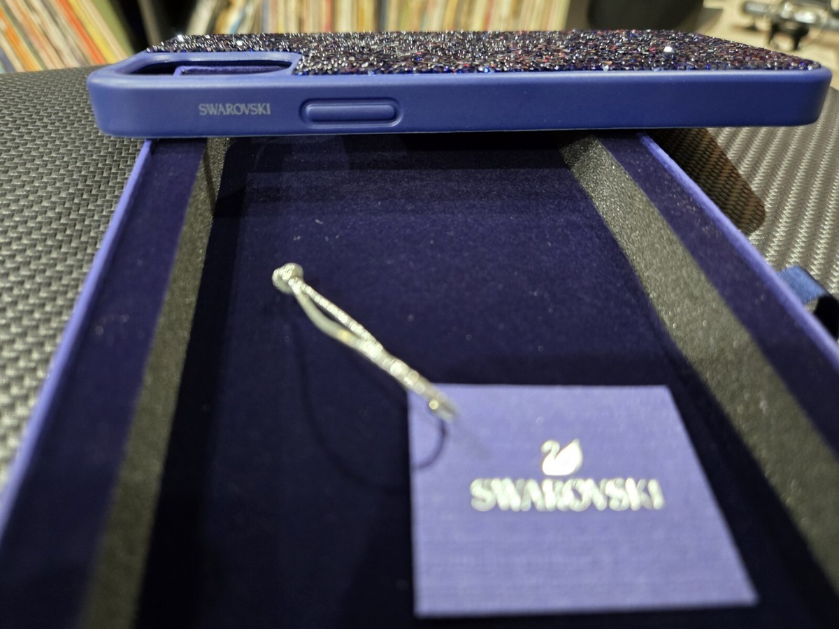 Genuine SWAROVSKI iPhone® 12 Pro Max Phone Case Dark Blue Genuine SWAROVSKI iPhone® 12 Pro Max Phone Case Dark Blue