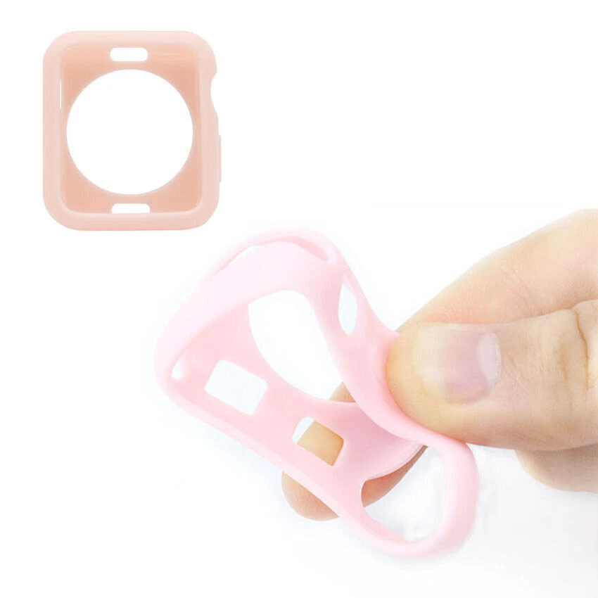 Watch Bumper Cover Case For Apple Watch 9 8 7 6 5 4 3 Ultra Silicone Protector - Image 3 of 4