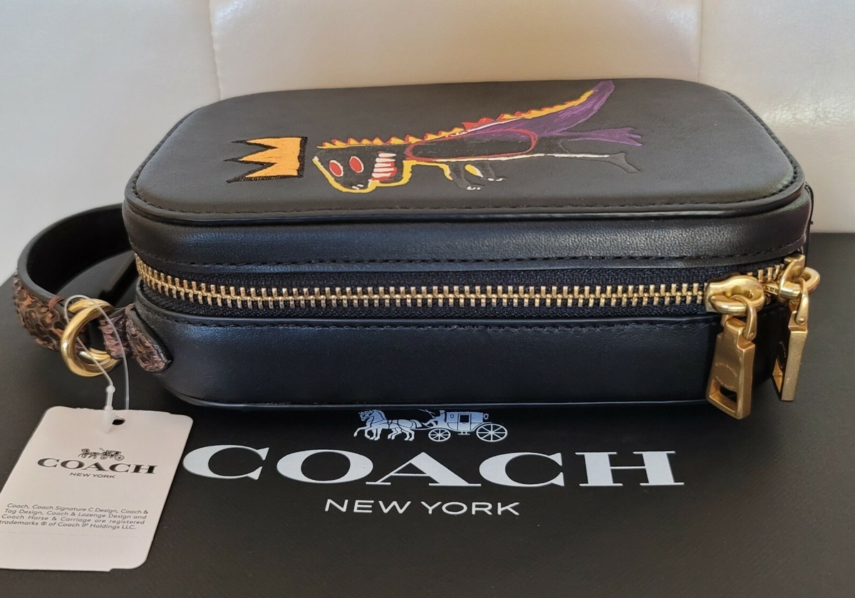 Coach X Jean Michel Basquiat Alie Camera Bag With Snakeskin Coach X Jean Michel Basquiat Alie Camera Bag With Snakeskin