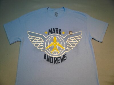 WWE NXT Mark Andrews Take Flight BRAND NEW t-shirt NWOT M L XL 2XL 3XL Wrestling