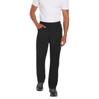 Orvis Men's Fleece Lined Stretch Fabric Pant, Black, 40x32