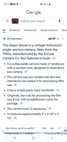 Vintage Encore Hollywood Camera 1940s? Disposable Mail-in Roll Film Box Camera - Picture 8 of 8
