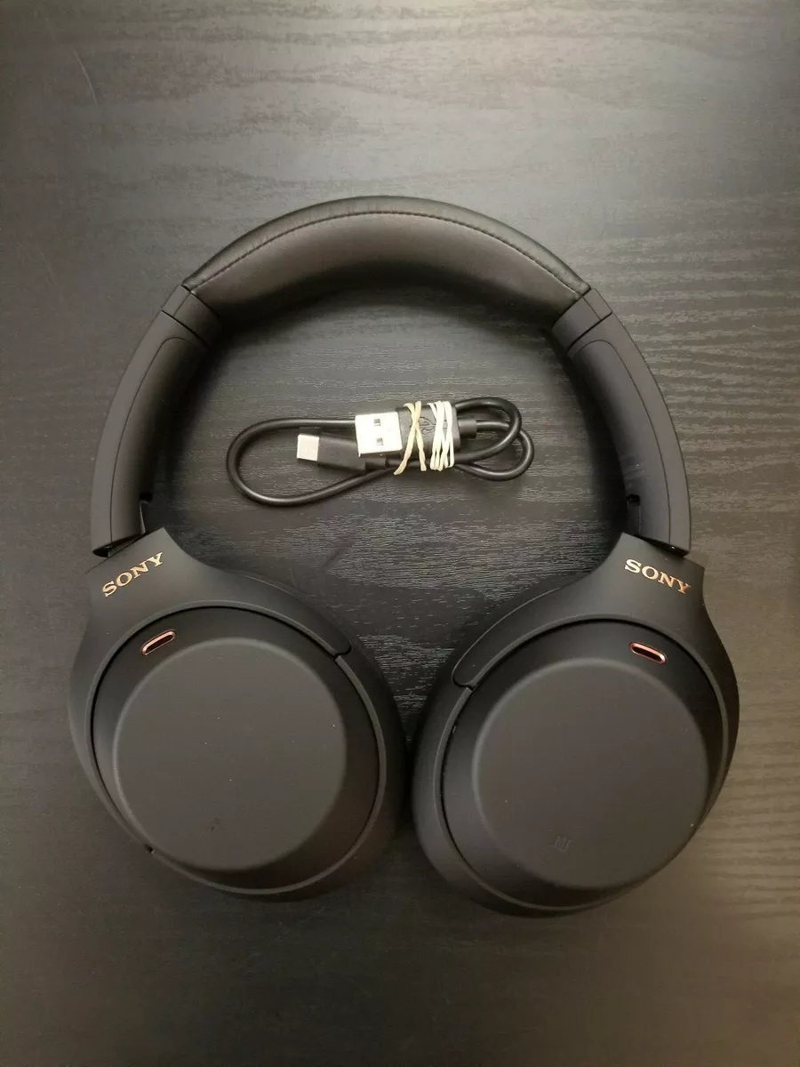 Sony WH-1000XM4 Wireless Over-Ear Headphones Black Active Noise Canceling  XM4