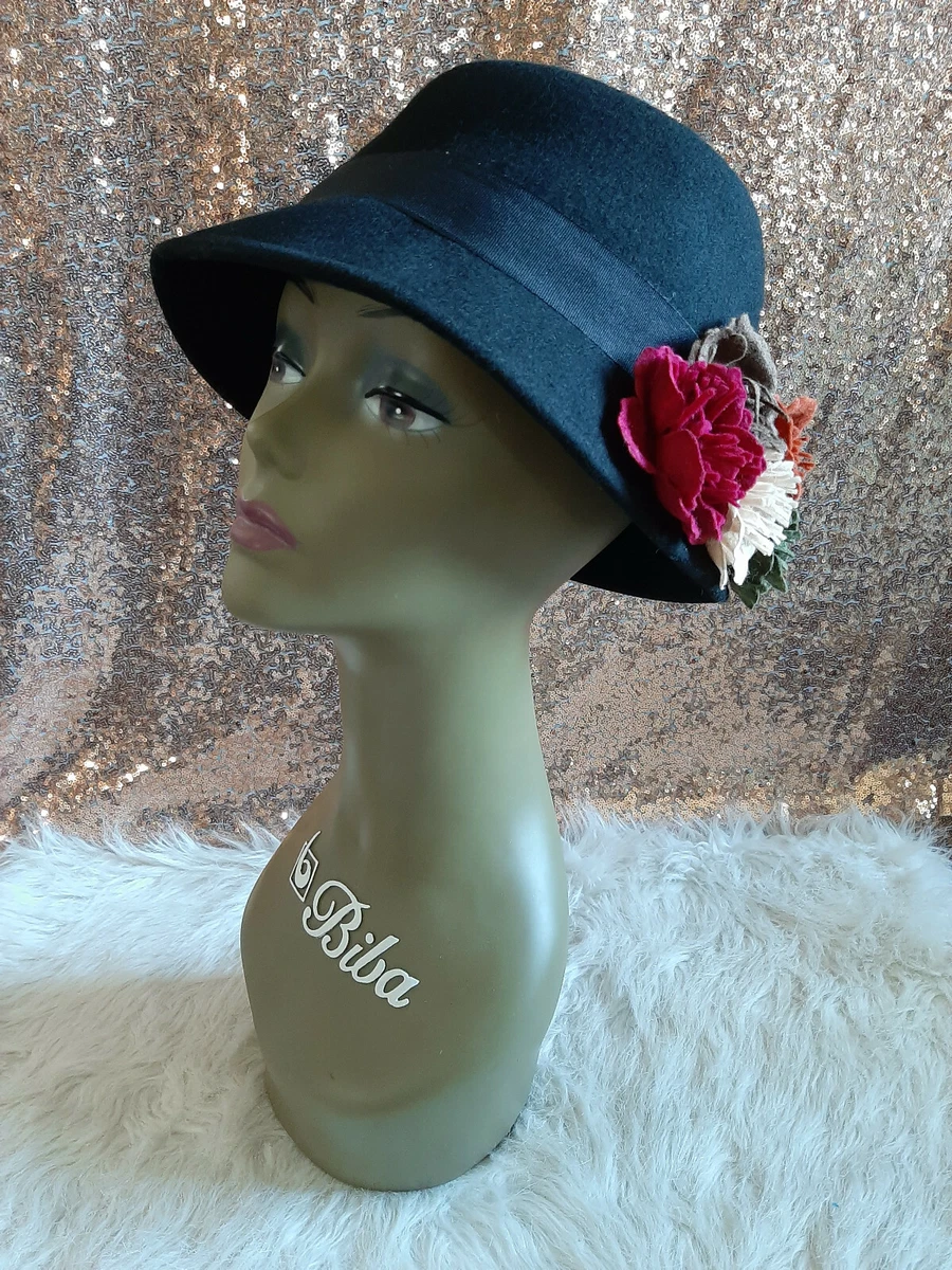 Women's wool cheap cloche hat