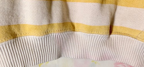 VTG 80's BEVERLY HILLS POLO CLUB STRIPED SWEAT SHIRT w/RIBBED CUFFS SZ XL 46-48 - Picture 16 of 16