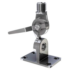 Shakespeare 4187 Stainless Steel 4-Way Marine Ratchet Mount 1"-14 Thread