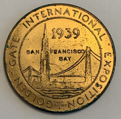 1939 Golden Gate International Exposition Treasure Island Coin