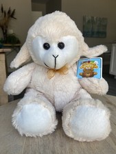 KellyToy Lamb Sheep Plush Stuffed Animal 13" NEW 2014 Lovey Cream Soft