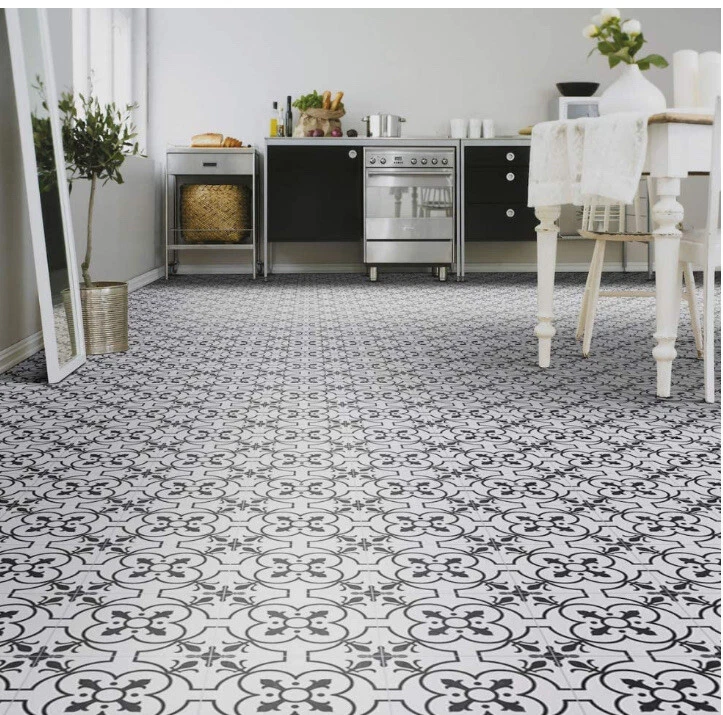 NEW UNOPENED Victorian Tile Effect Vinyl Flooring Cushioned Sheet Lino 1.5x2m