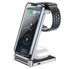 3in1 Wireless Charger Fast Charging Station Dock For Apple Watch Air Pods iPhone