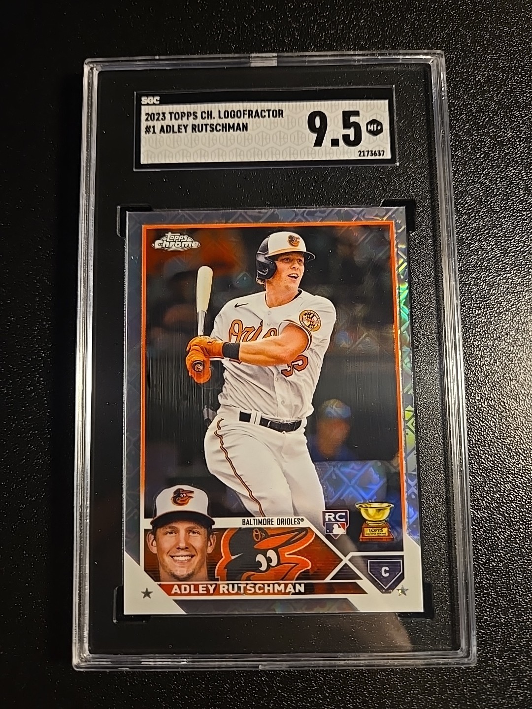 2023 Topps Chrome Logofractor Edition - Adley Rutschman #1 (RC)